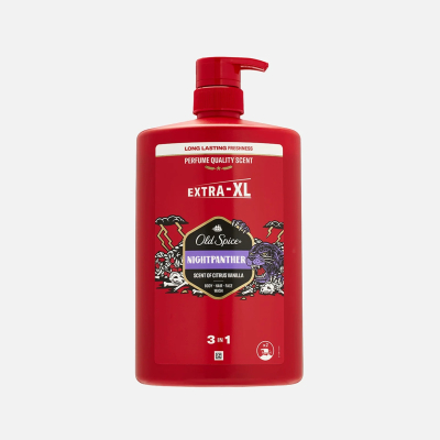 Изображение товара Шампунь-гель для душа Old Spice Nightpanther 3в1 1 л Изображение товара Шампунь-гель для душа Old Spice Nightpanther 3в1 1 л