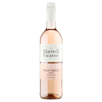 Изображение товара Вино розовое сухое Martedi Grasso Pinot Grigio Blush 0,75 л