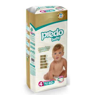 Изображение товара Подгузники Predo Baby № 4 40 шт для детей 7-18 кг, Турция