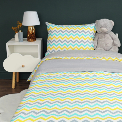 Изображение товара Комплект постельного белья Siberia зигзаг желтый подростковый