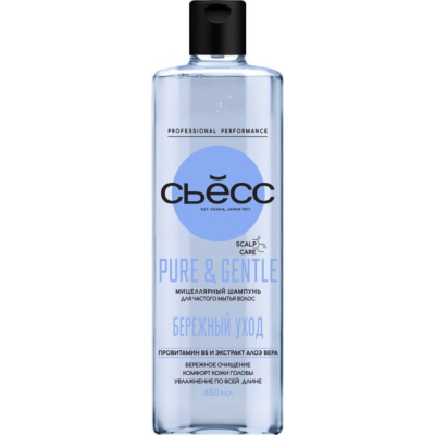 Изображение товара Шампунь Сьёсс Pure and gentle 450 мл для всех типов волос
