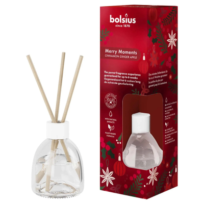 Изображение товара Аромадиффузор Bolsius merry moments 60 мл ароматический с имбирем яблоком корицей