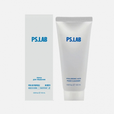 Изображение товара Пенка для умывания PSLAB с гиалуроновой кислотой 100 мл для всех типов кожи