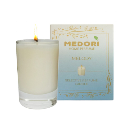 Изображение товара Ароматическая свеча Medori melody 70 мл с ароматом лайм и кардамон Изображение товара Ароматическая свеча Medori melody 70 мл с ароматом лайм и кардамон