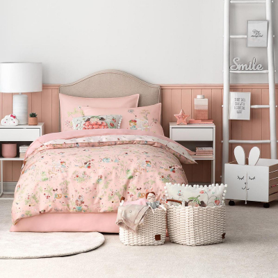 Изображение товара Комплект постельного белья Kids by Togas Стробби розовый подростковый