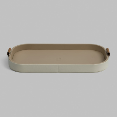 Изображение товара Поднос Togas декоративный Фелидо коричневый, 20,5х40,5x4,5 см