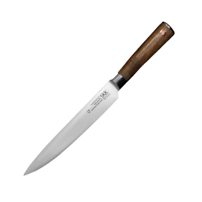 Изображение товара Нож разделочный Skk Platinum 20 см с деревянной рукоятью в блистере Изображение товара Нож разделочный Skk Platinum 20 см с деревянной рукоятью в блистере