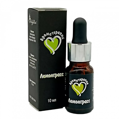 Изображение товара Эфирное масло НатурВитАрома Лемонграсс 10 мл натуральное для ароматерапии и косметики
