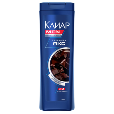Изображение товара Шампунь Клиар Men с ароматом АКС Дарк темптейшн 380 мл