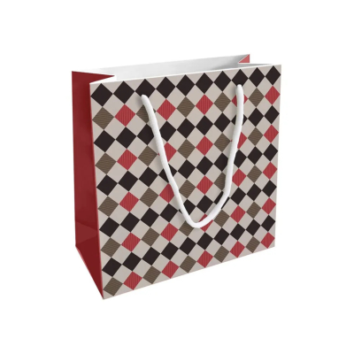 Изображение товара Пакет подарочный Be Smart Cage красный 25х32 см