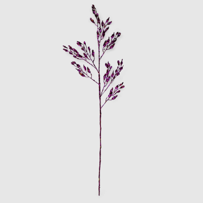 Изображение товара Веточка декоративная Конэко-О фиолетовая 90 см искусственная для интерьера