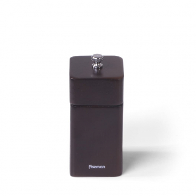 Изображение товара Мельница для соли и перца Fissman 11х5 см деревянная нержавеющая сталь черная Изображение товара Мельница для соли и перца Fissman 11х5 см деревянная нержавеющая сталь черная