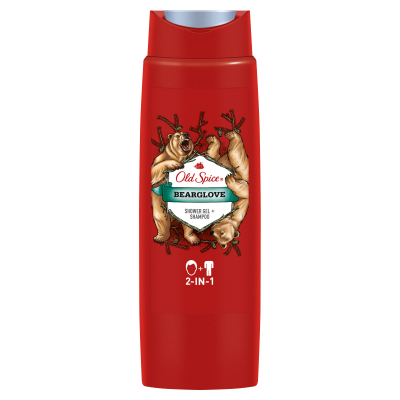 Изображение товара Гель для душа и шампунь Old Spice Bearglove 2в1 250 мл Изображение товара Гель для душа и шампунь Old Spice Bearglove 2в1 250 мл