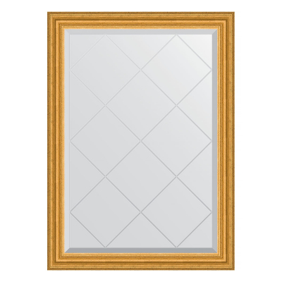 Изображение товара Зеркало с гравировкой в багетной раме Evoform состаренное золото 72x100 см
