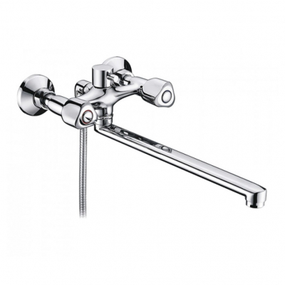 Изображение товара Двухрычажный смеситель Wasserkraft Amper 2902L для ванны с вращением излива