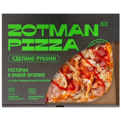 Изображение товара Пицца Zotman дьябола ice 465 г