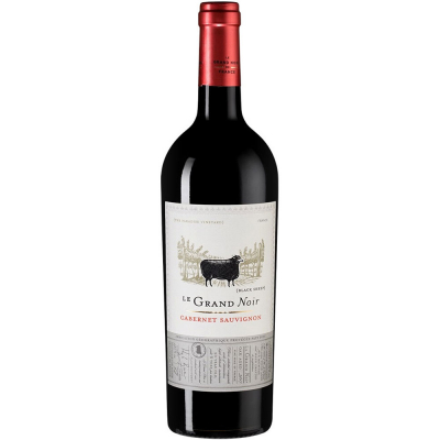 Изображение товара Вино красное полусухое "Le Grand Noir" Cabernet Sauvignon, Pays d'Oc IGP 0.75л Изображение товара Вино красное полусухое "Le Grand Noir" Cabernet Sauvignon, Pays d'Oc IGP 0.75л