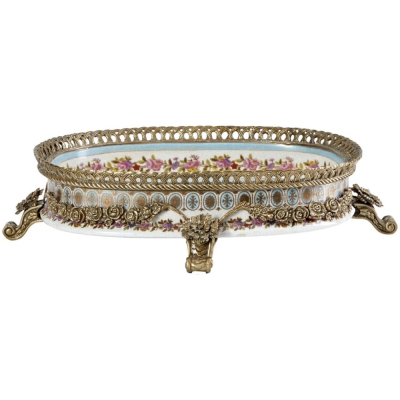 Изображение товара Блюдо Glasar на ножках 35х24х9 см (31G2632/D938HC/LD3002)