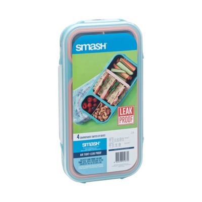 Изображение товара Ланчбокс Smash 1.3 л с термоизоляцией голубой Изображение товара Ланчбокс Smash 1.3 л с термоизоляцией голубой