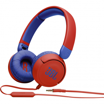 Изображение товара Проводные детские наушники JBL JR310 Red с микрофоном и регулируемой посадкой Изображение товара Проводные детские наушники JBL JR310 Red с микрофоном и регулируемой посадкой