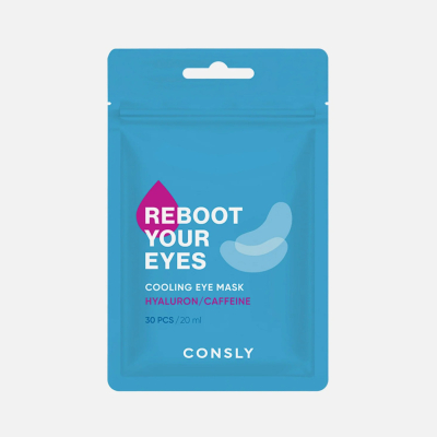 Изображение товара Маска-патч тканевая Consly для области вокруг глаз охлаждающая 30 шт