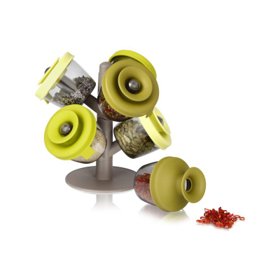 Изображение товара Набор емкостей для хранения специй Tomorrow's kitchen герметичные пластиковые Изображение товара Набор емкостей для хранения специй Tomorrow's kitchen герметичные пластиковые