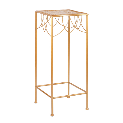 Изображение товара Подставка Ningde qinyuan Rosaria золотая 28х28х70 см