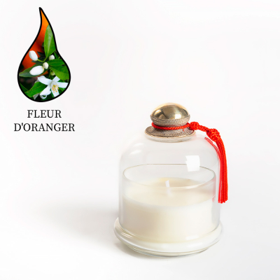 Изображение товара Аромасвеча Nour Bougie Le dome Fleur d'orange 436 г - ароматическая свеча из Марокко