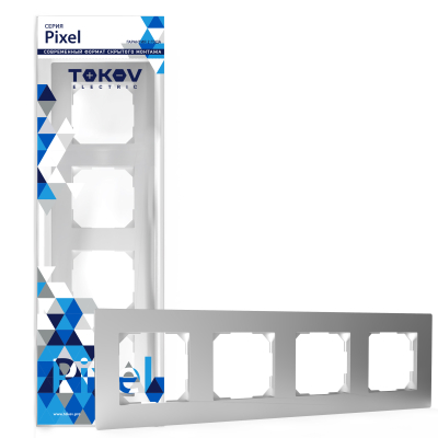 Изображение товара Рамка Tokov Electric Pixel - стильное решение из алюминия Изображение товара Рамка Tokov Electric Pixel - стильное решение из алюминия