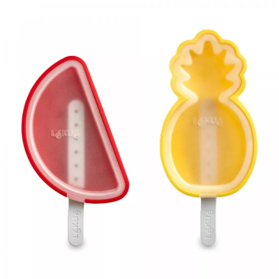 Изображение товара Набор форм для мороженого Lekue тропик 4 шт в желтом и красном цвете Изображение товара Набор форм для мороженого Lekue тропик 4 шт в желтом и красном цвете