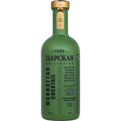 Изображение товара Ликер "Царская" Коллекция Манхэттен, коктейль, 0.5 л Изображение товара Ликер "Царская" Коллекция Манхэттен, коктейль, 0.5 л