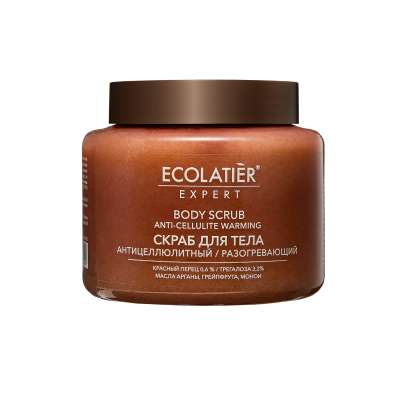 Изображение товара Скраб для тела Ecolatier Expert Антицеллюлитный разогревающий 450 г Изображение товара Скраб для тела Ecolatier Expert Антицеллюлитный разогревающий 450 г