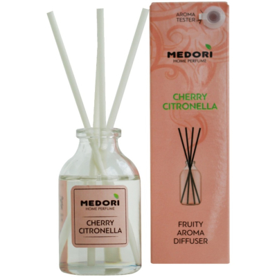 Изображение товара Аромадиффузор Medori cherry citronella 30 мл - натуральный аромат для дома Изображение товара Аромадиффузор Medori cherry citronella 30 мл - натуральный аромат для дома