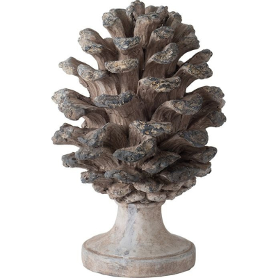 Изображение товара Декор Glasar Шишка 18x17x27 см коричневый настольный из полирезины