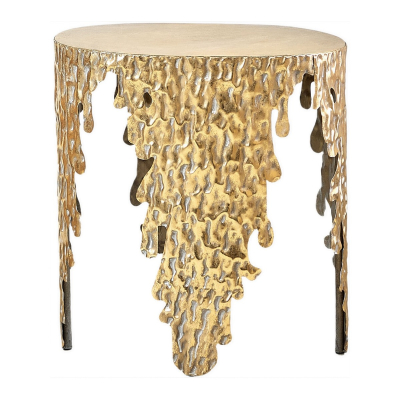 Изображение товара Столик интерьерный Glasar Рувензори 44х28х48 в африканском стиле из металла