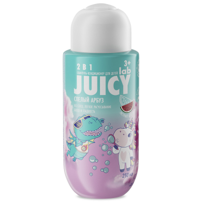 Изображение товара Детский шампунь-кондиционер Splat Juicy Lab арбуз 250 мл для ухода за волосами