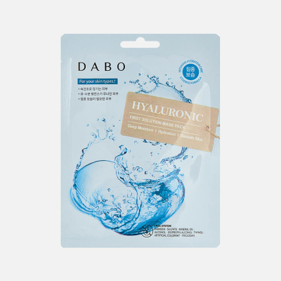 Изображение товара Маска тканевая для лица Dabo с гиалуроновой кислотой 23 г