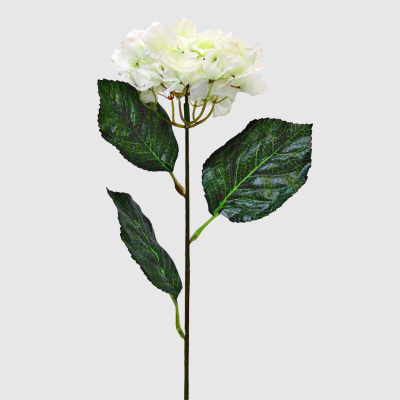 Изображение товара Искусственная гортензия Конэко-О белая для интерьера и декора