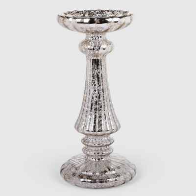 Изображение товара Подсвечник Yancheng Shiny золотистый 11х11х24 см с подсветкой