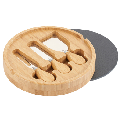 Изображение товара Набор ножей для сыра Werner Infinity 4 предмета с доской и инструментами