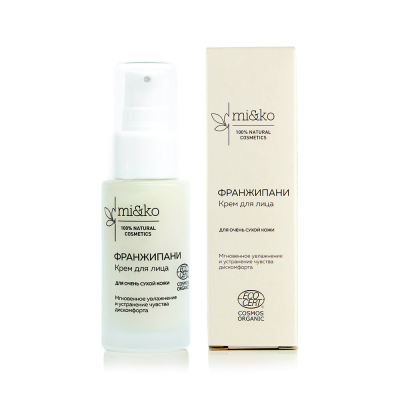 Изображение товара Крем для лица Mi&ko Франжипани 30 мл дневной для очень сухой кожи
