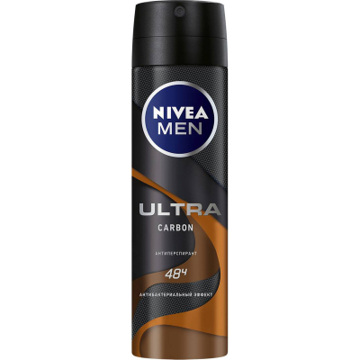 Изображение товара Антиперспирант Nivea Men Ultra Carbon Спрей 150 мл