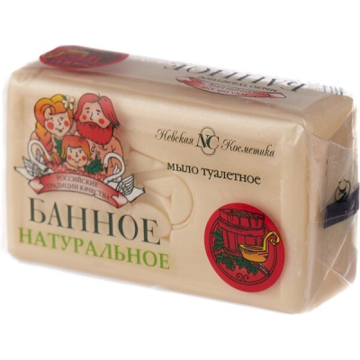Изображение товара Мыло туалетное Невская косметика Банное 180 г для тела и рук Изображение товара Мыло туалетное Невская косметика Банное 180 г для тела и рук