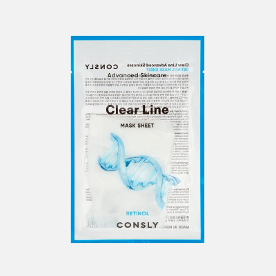Изображение товара Маска тканевая для лица Consly Clear line Омолаживающая с ретинолом 25 мл