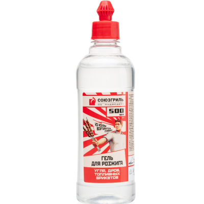 Изображение товара Гель Союзгриль для розжига угля дров и брикетов 0 5 л безопасный эффективный Изображение товара Гель Союзгриль для розжига угля дров и брикетов 0 5 л безопасный эффективный