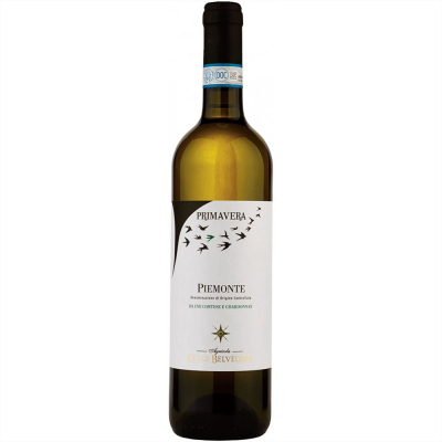 Изображение товара Вино белое сухое Colle Belvedere, "Primavera", Piemonte DOC, 0,75 л