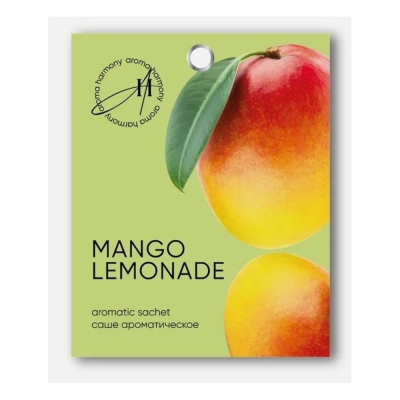 Изображение товара Ароматическое саше Aroma Harmony Mango Lemonade 10 г натуральный аромат для дома Изображение товара Ароматическое саше Aroma Harmony Mango Lemonade 10 г натуральный аромат для дома