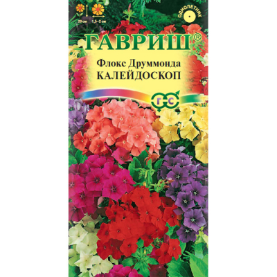 Изображение товара Семена Гавриш Флокс Калейдоскоп, Друммонда (смесь) 0,1 г
