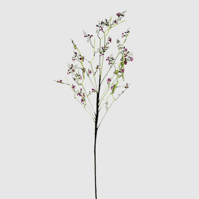 Изображение товара Искусственная веточка Конэко-О с мелкими цветами, розовая, 90 см Изображение товара Искусственная веточка Конэко-О с мелкими цветами, розовая, 90 см