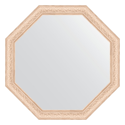 Изображение товара Зеркало в багетной раме Evoform беленый дуб 57 мм 65x65 см 